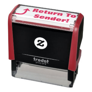 "Return To Sender!" Rubber Stamp