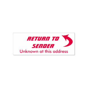 Return to Sender stamp