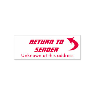 Return to Sender stamp