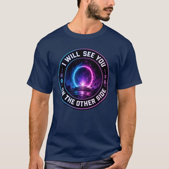 Return Trip Unknown Neon Portal Sci Fi Shirt (Front)