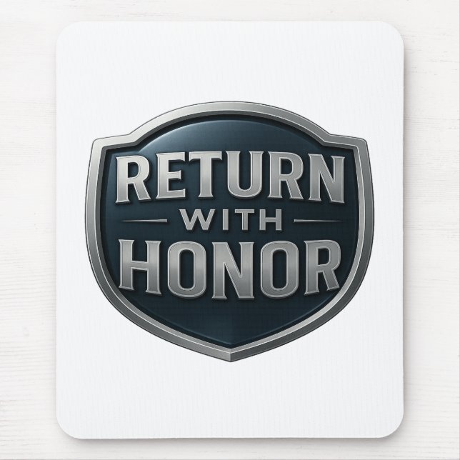 Return With Honour™ LDS Mouse Pad (Front)
