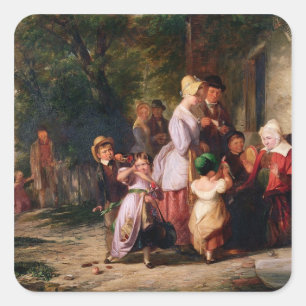 Returning from the Fair Square Sticker