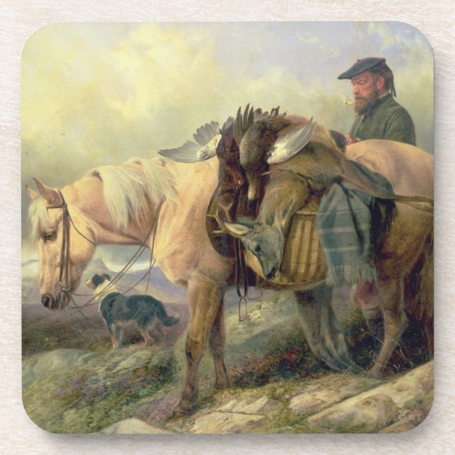 Returning from the Hill, 1868 Coaster (Front)