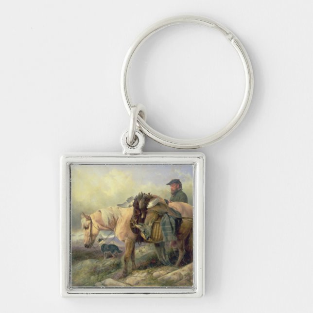 Returning from the Hill, 1868 Key Ring (Front)