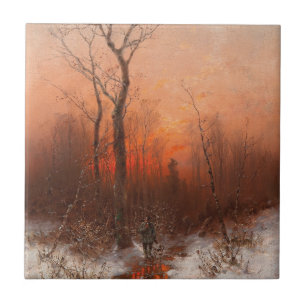 Returning Home at Sunset – Désiré Thomassin Tile