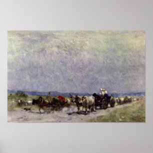 Returning Home From The Fair By Grigorescu Nicolae Poster
