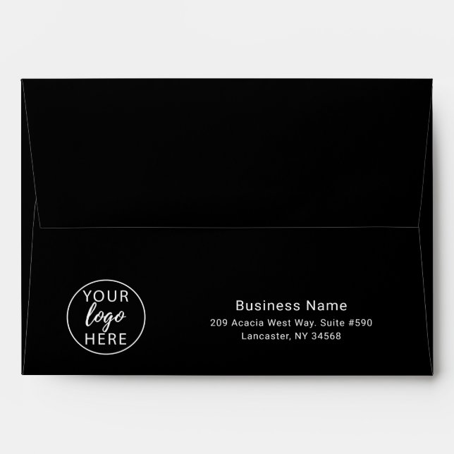 Returns Business Address  Envelope (Back (Top Flap))