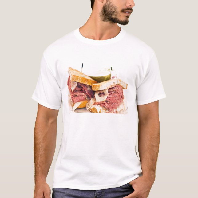 Reuben Deli Sandwich Tee Shirt (Front)