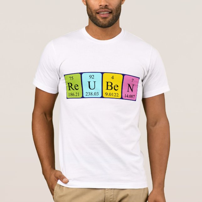 Reuben periodic table name shirt (Front)