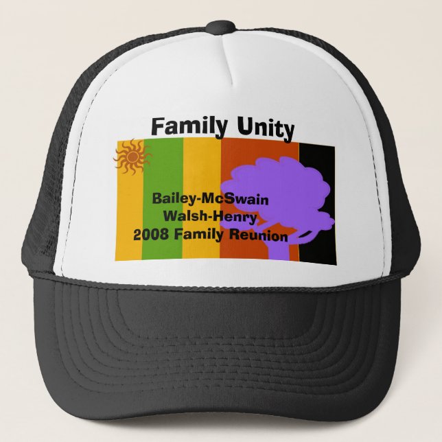 Reunion, Bailey-McSwainWalsh-Henry... - Customised Trucker Hat (Front)