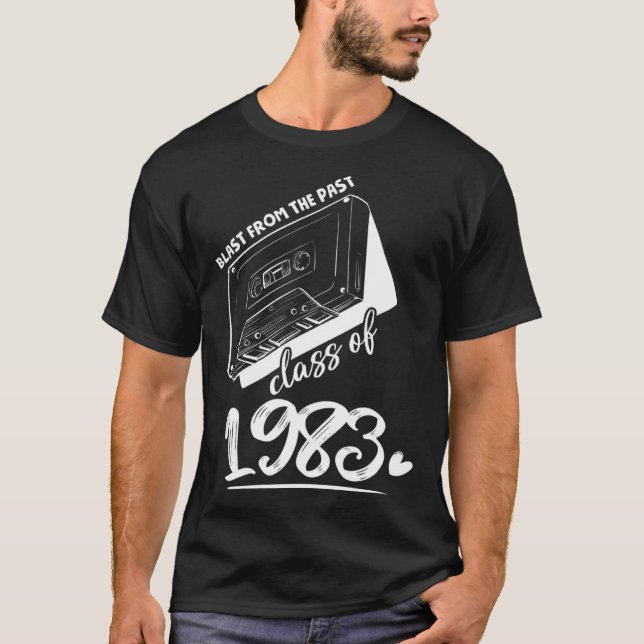Reunion Class of 1983 School Graduation Blast From T-Shirt (Front)