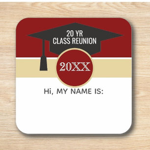 Reunion! Custom class reunion name tag