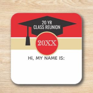 Reunion! Custom class reunion name tag