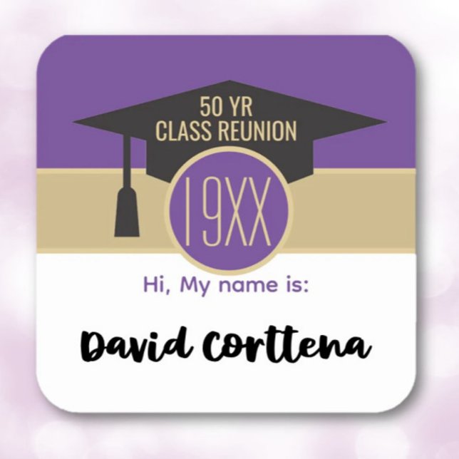 Reunion! Custom class reunion name tag (Creator Uploaded)