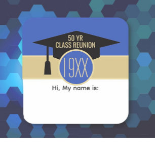 Reunion! Custom class reunion name tag