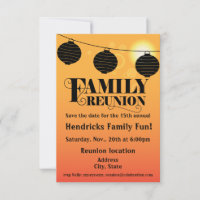 Reunion design for families, school mates, peers