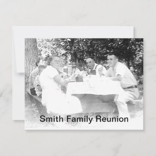 Reunion Dinner Picture Invitation