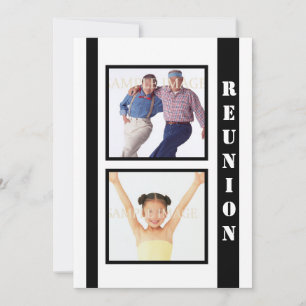 Reunion family modern photo PERSONALIZE Invitation