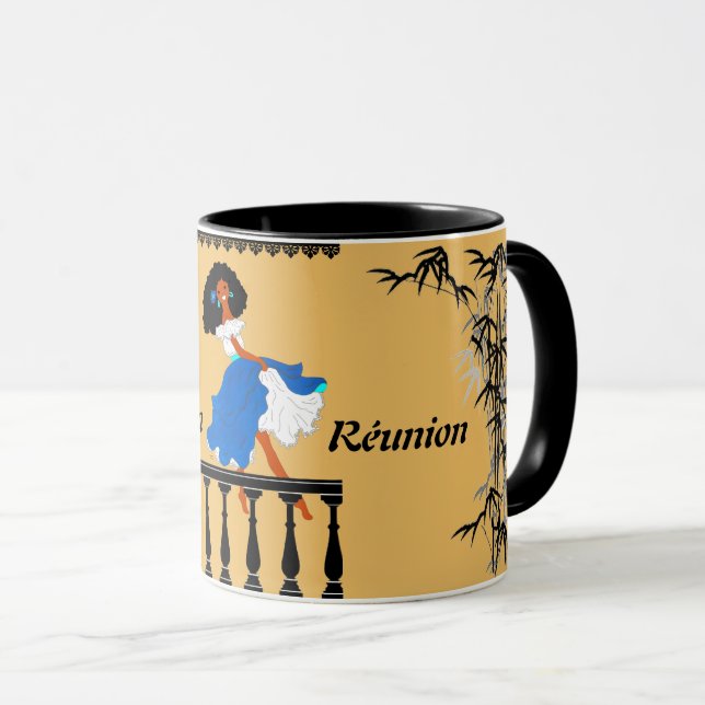 Reunion Island, Tropical France Mug (Front Right)