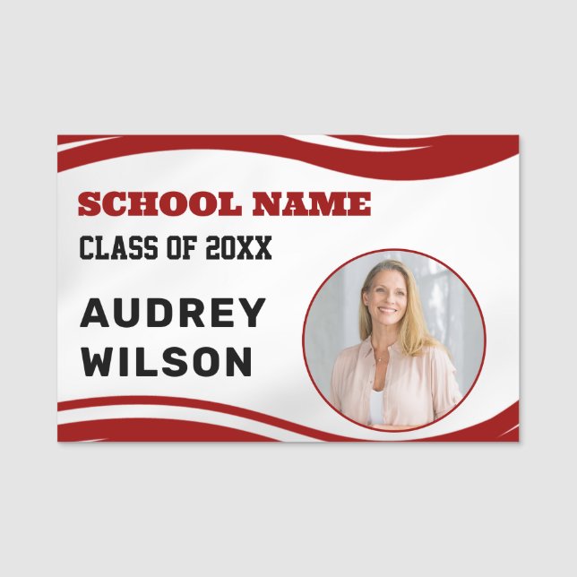 Reunion Photo Name Tags (Front)