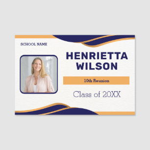Reunion Photo Name Tags 10Th Class Reunion
