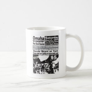 "REUNION SHOW" FLIER ON A MUG! COFFEE MUG