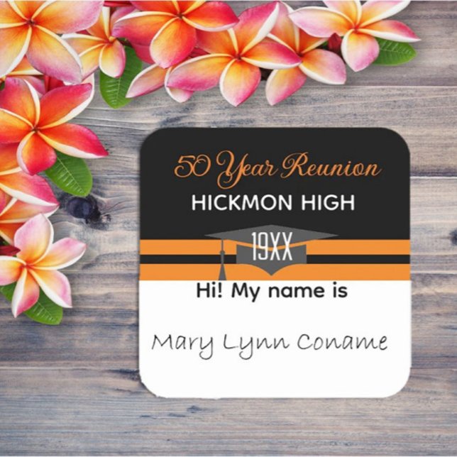 Reunion time! 3" Name tag Sticker (Creator Uploaded)