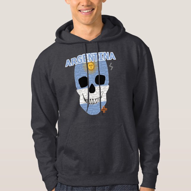 REUNIONES Argentina sudadera con capucha B2 Hoodie (Front)