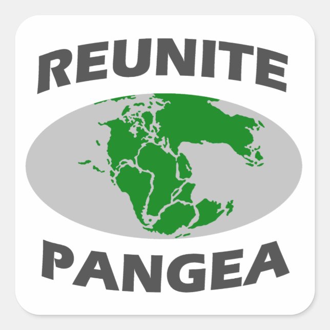 Reunite Pangea Square Sticker (Front)