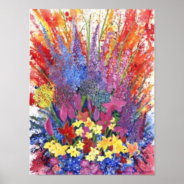 Reusable Alaskan Wildflower Poster (Front)