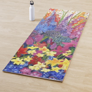 Reusable Alaskan Wildflower Yoga Mat