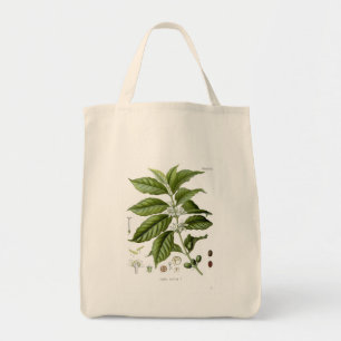 Reusable Coffee Plant Tote Bag