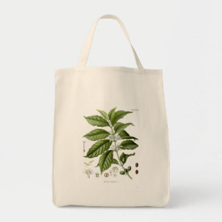 Reusable Coffee Plant Tote Bag