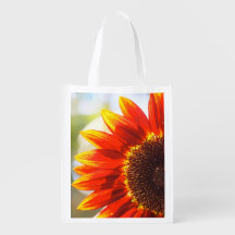 Reusable Grocery Bag - Sunflowers