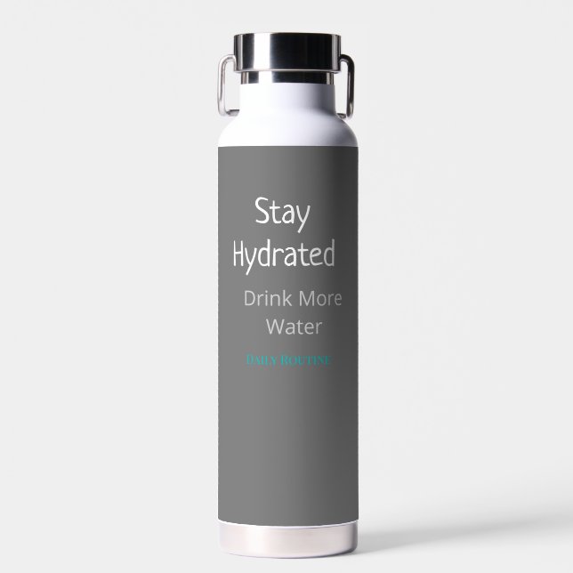 Reusable Gym Aesthetic Bottle | Custom Fitness (Front)