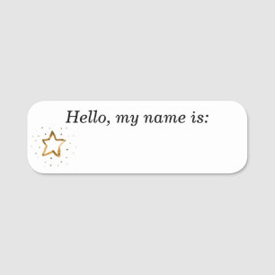 Reusable Special Events Dry-Erase Name Tag