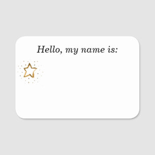 Reusable Special Events Dry-Erase Name Tag