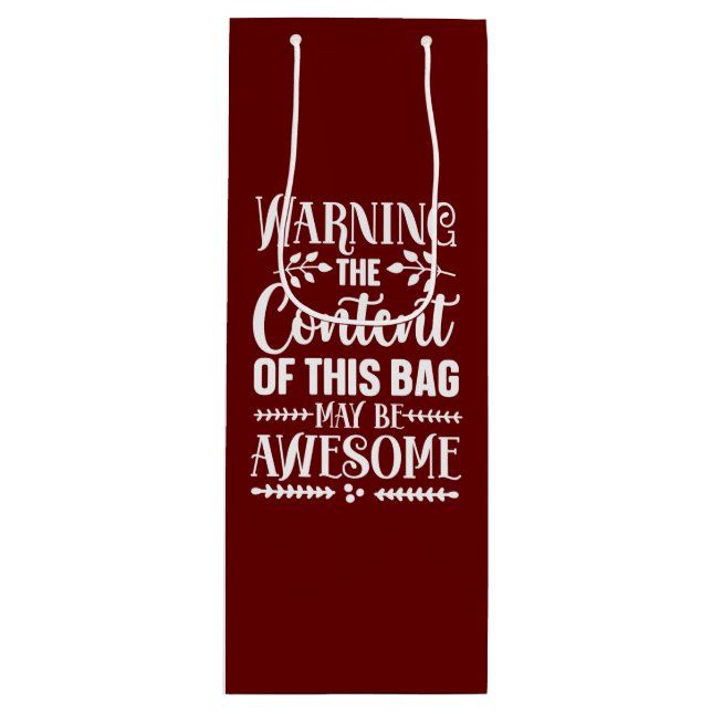 Reusable Wine Bag (Front)