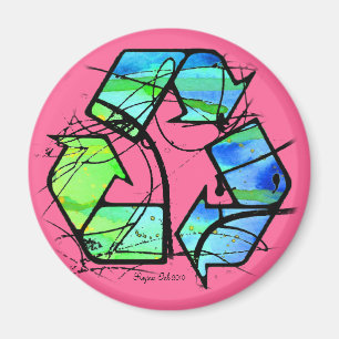 Reuse, Reduce, Recycle Earth Day Gifts Magnet