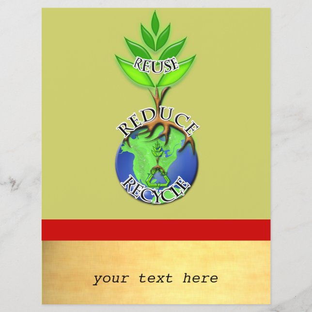 ReUse ReDuce ReCycle Flyer (Front)