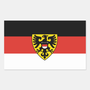 Reutlingen city flag germany symbol emblem coat ar rectangular sticker