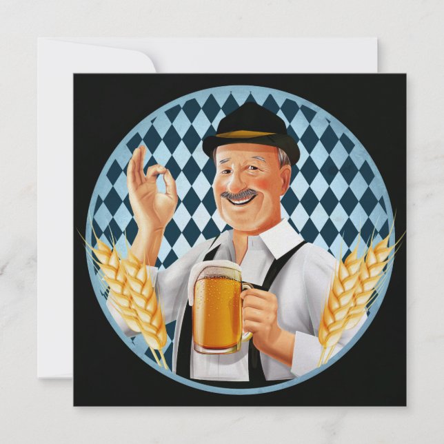 Rev 1 OKTOBERFEST / Octoberfest Invitation (Front)