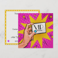Rev 1 Pop Art VIP Invitation
