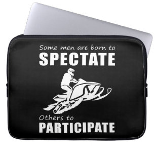 Rev Up the Chuckles - Funny & Some Men Are Born to Laptop Sleeve