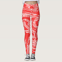 Revamped Legins red Effortless Style & Flexibility
