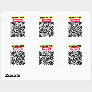 Reveal The Truth Square Sticker