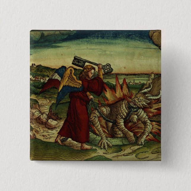 Revelation 15 Cm Square Badge (Front)