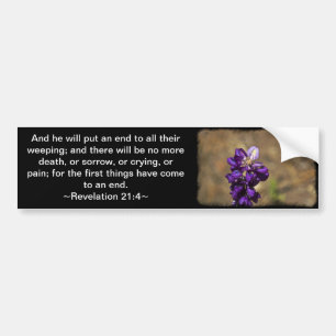 Revelation 21:4 bumper sticker
