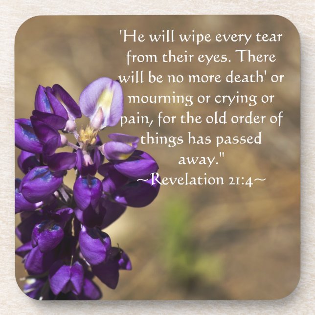 Revelation 21:4 coaster (Front)