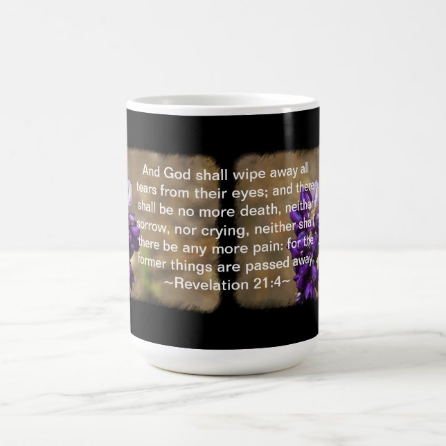Revelation 21:4 coffee mug (Center)